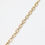 Thumbnail: 9ct Yellow Gold Patterned Button Link Bracelet  7"