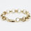 Thumbnail: 9ct Yellow Gold Half Pattern Kids Belcher Bracelet 6"