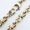 Thumbnail: 9ct Tri-Tone Gold Infinity Link Kiss Knot Bracelet 7.5"
