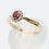 Thumbnail: 9ct Yellow Gold Ruby & Diamond Cluster Ring