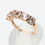 Thumbnail: 9ct Rose Gold 2.20 Carat 5 Stone Morganite Half Eternity Cocktail Ring
