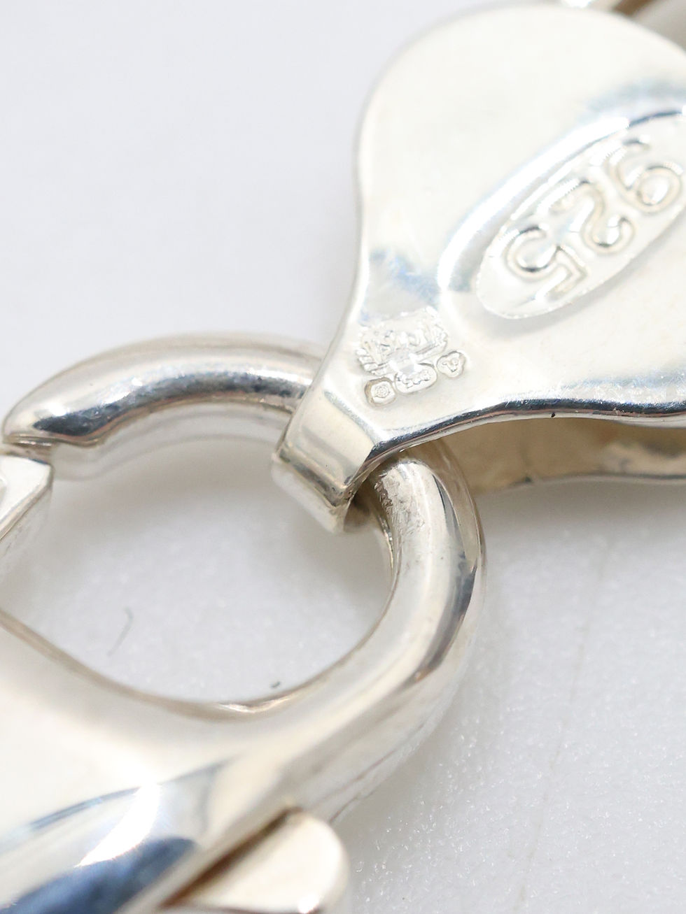 Thumbnail: Sterling Silver 925 Byzantine Link & ID Bracelet  8"