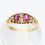Thumbnail: Antique 18ct Yellow Gold Ruby & Diamond Victorian Ring