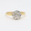 Thumbnail: 18ct Yellow Gold 0.10 Carat Diamond Cluster Ring