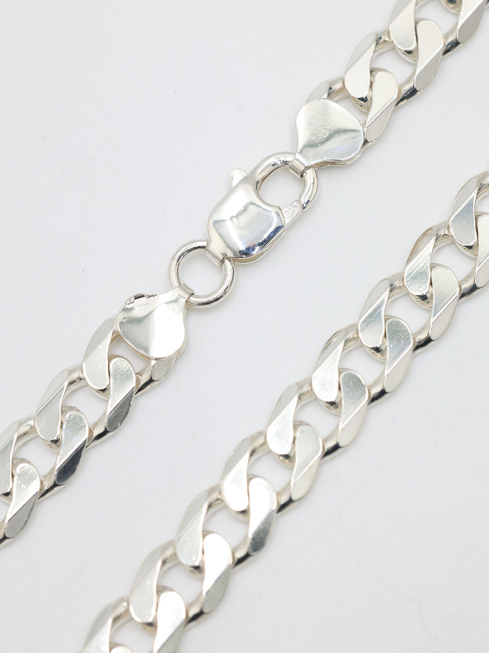 Thumbnail: Sterling Silver 925 Curb Link Chain  22"