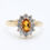 Thumbnail: 9ct Yellow Gold Citrine & CZ Cluster Ring