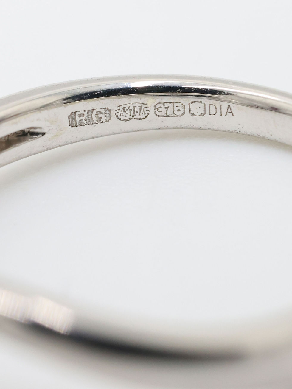 Thumbnail: 9ct White Gold 1/2 Carat Diamond Twist Solitaire Ring