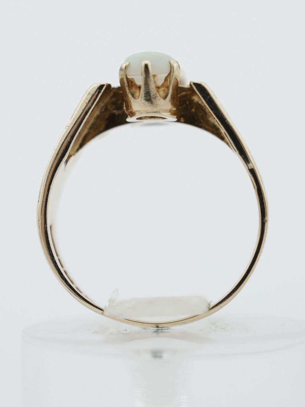 Thumbnail: 9ct Yellow Gold Duo Opal Ornate Ring