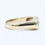 Thumbnail: 9ct Yellow Gold 2/3 Carat Diamonds Gypsy Trilogy Gents Ring  Size Y 1/2