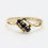 Thumbnail: 9ct Yellow Gold Sapphire Trilogy Ring