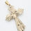 Thumbnail: 9ct Yellow Gold CHUNKY CZ Cross Pendant
