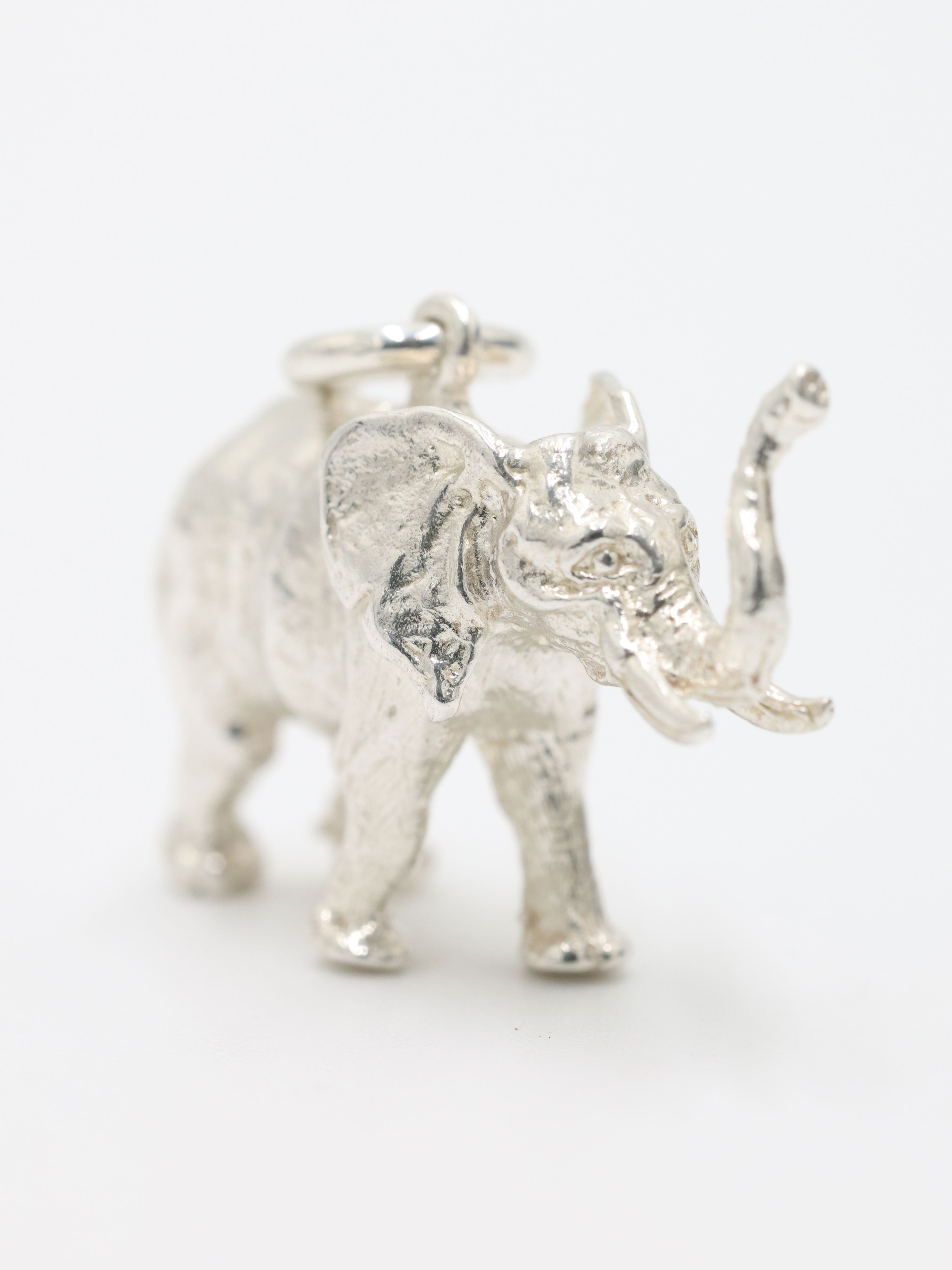 Sterling Silver 925 Solid Elephant Pendant/Charm