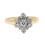 Thumbnail: 18ct Yellow Gold 1/3 Carat Diamond Cluster Ring
