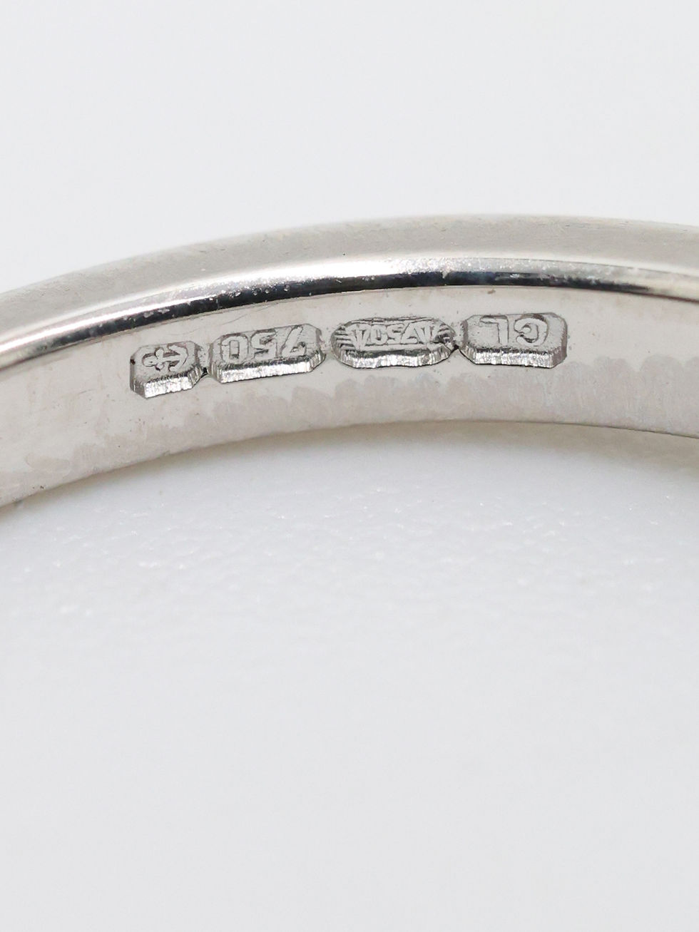 Thumbnail: 18ct White Gold 1/2 Carat Princess Cut Diamond  Solitaire & Shoulders Ring