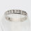 Thumbnail: Platinum 1/2 Carat VS2 Diamond Half Eternity Band Ring