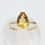 Thumbnail: 9ct Yellow Gold Pear Cut Yellow Citrine Solitaire Ring