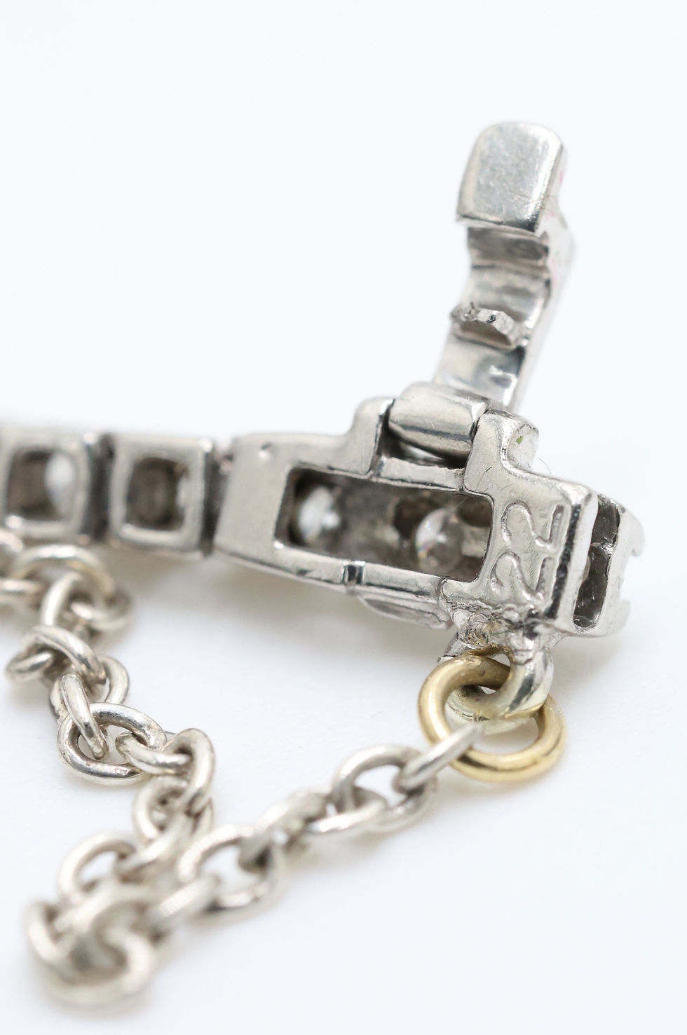 Thumbnail: Platinum 2.90ct Natural Diamond Set Line Tennis Bracelet