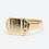 Thumbnail: 9ct Yellow Gold Rectangular Signet Ring Size Y