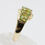 Thumbnail: 9ct Yellow Gold 5 Stone Peridot Twist Set Ring