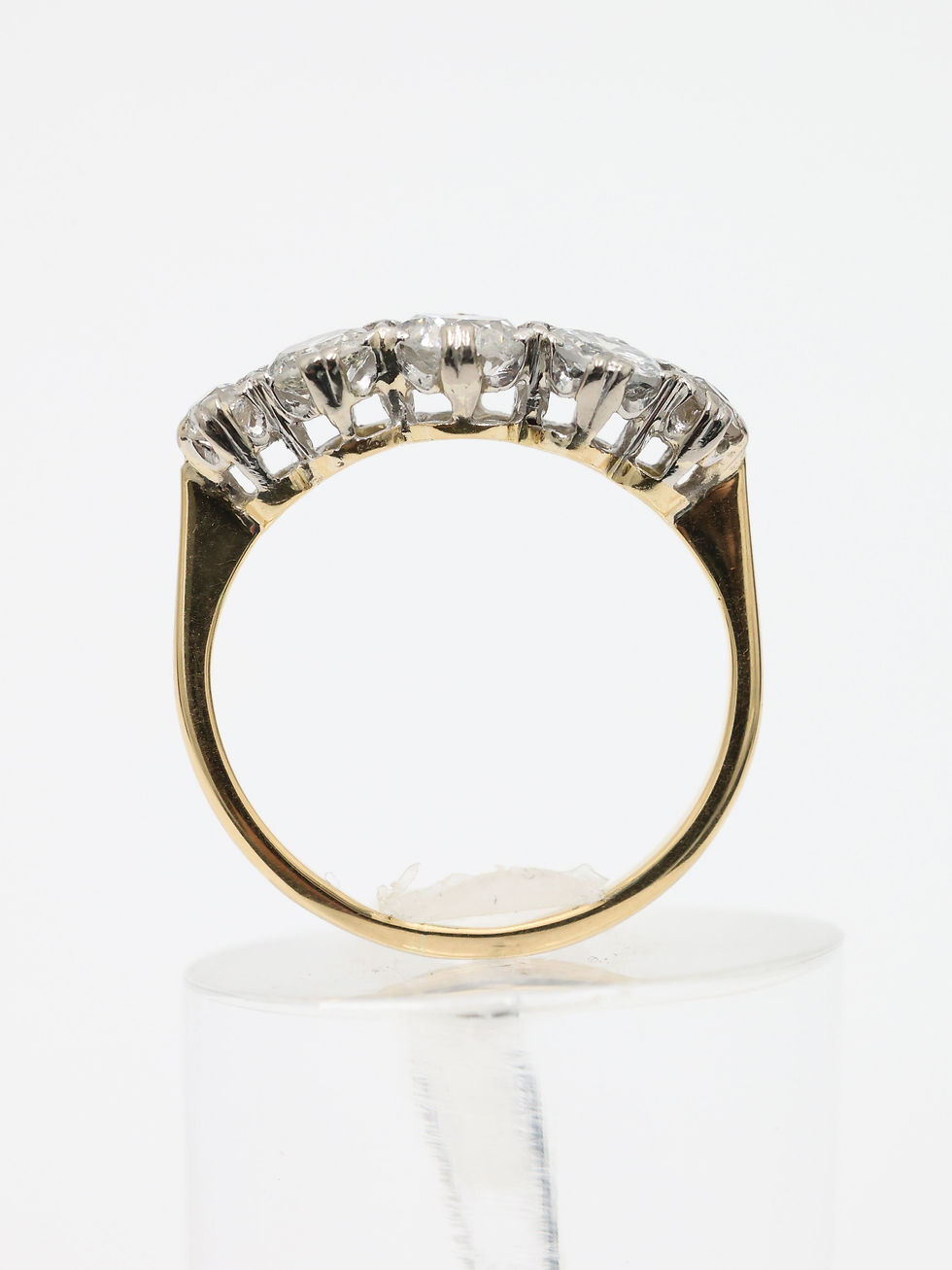 Thumbnail: 18ct Yellow Gold 1.68 Carat Diamond 5 Stone Ring