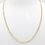 Thumbnail: 9ct Yellow Gold Faceted Belcher Link Chain  18"