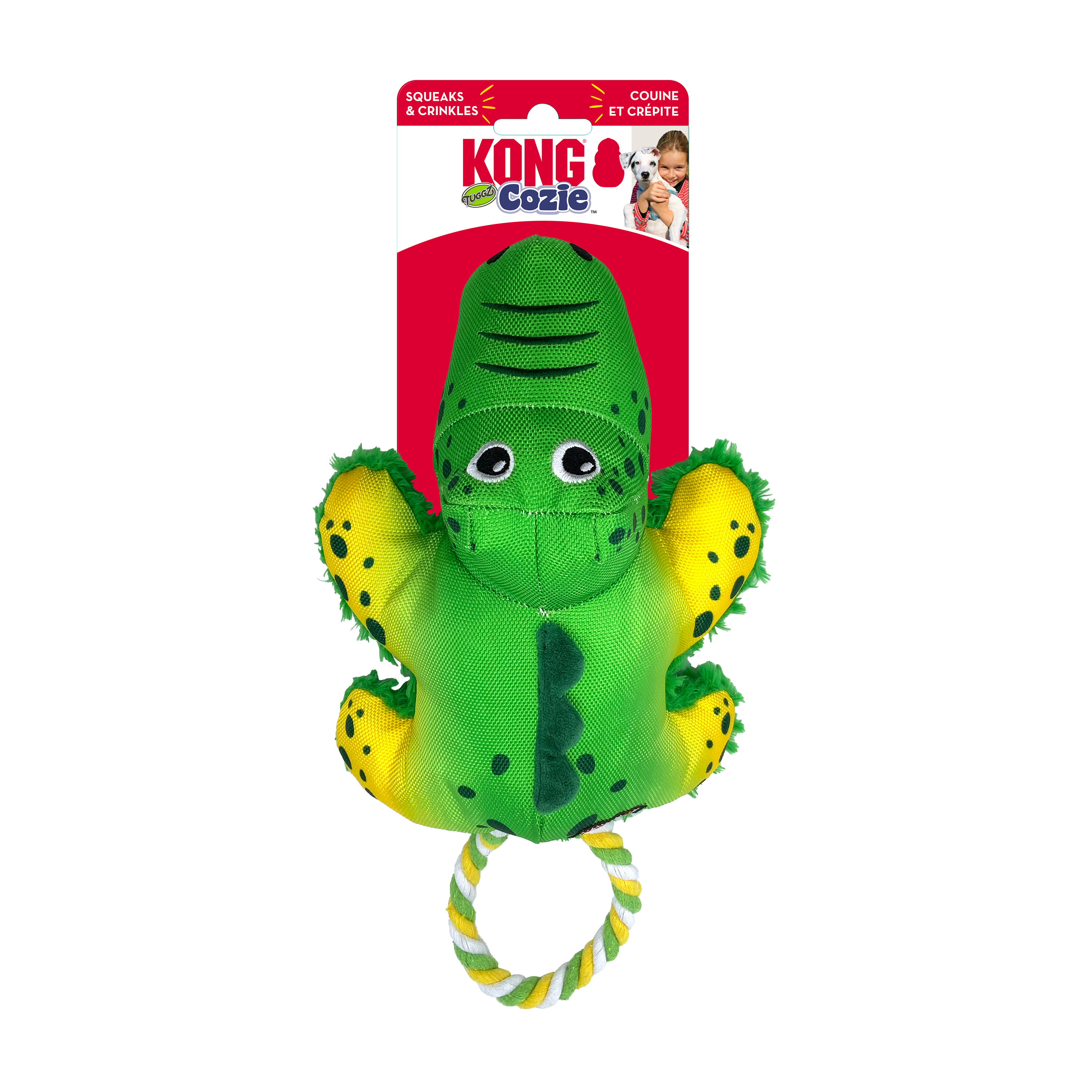 Kong cozie Tuggz alligator 