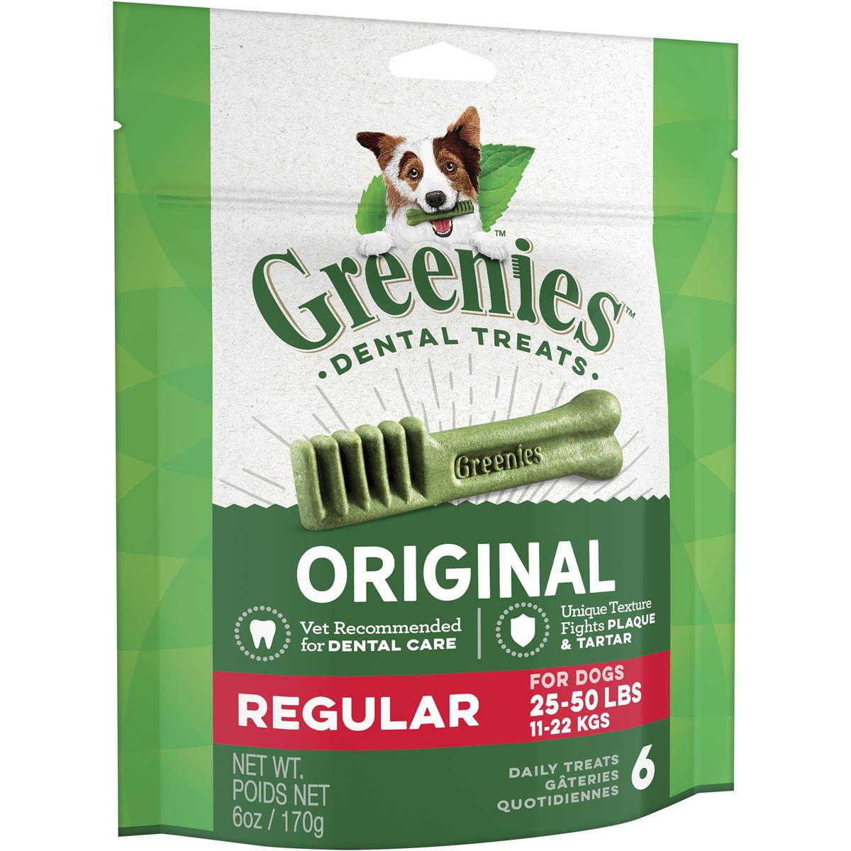 Greenies Dental Treats - Regular (170g)