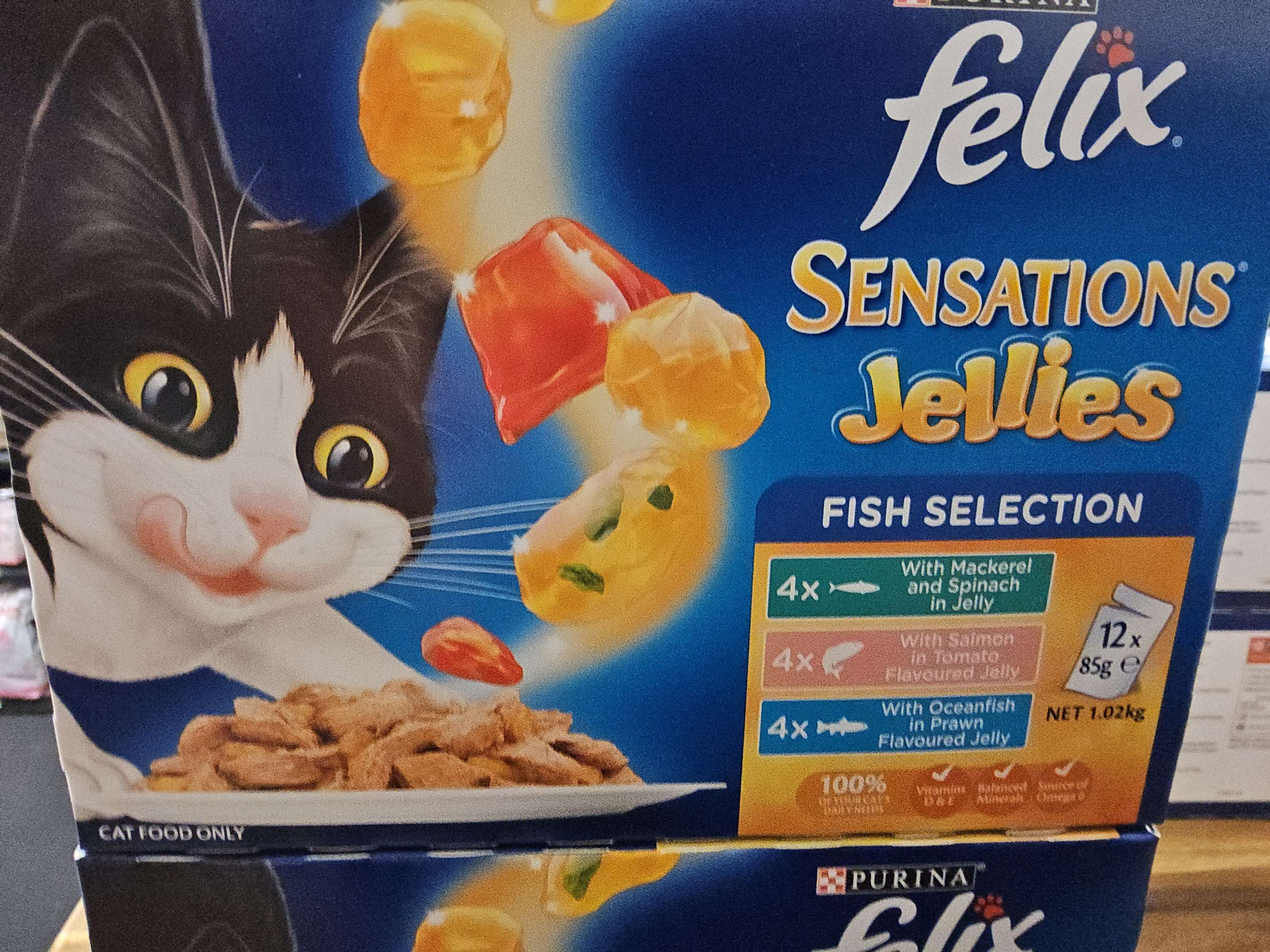 Felix jellies Sensations  Fish selection 12x85g