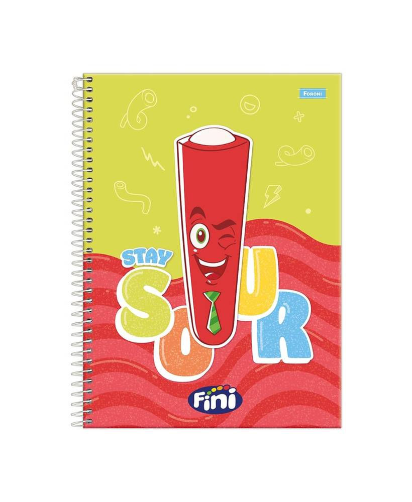 Miniatura: CADERNO UNIV CAPA DURA 10X1 160FLS - 3370266 - FINI - UN - FORONI