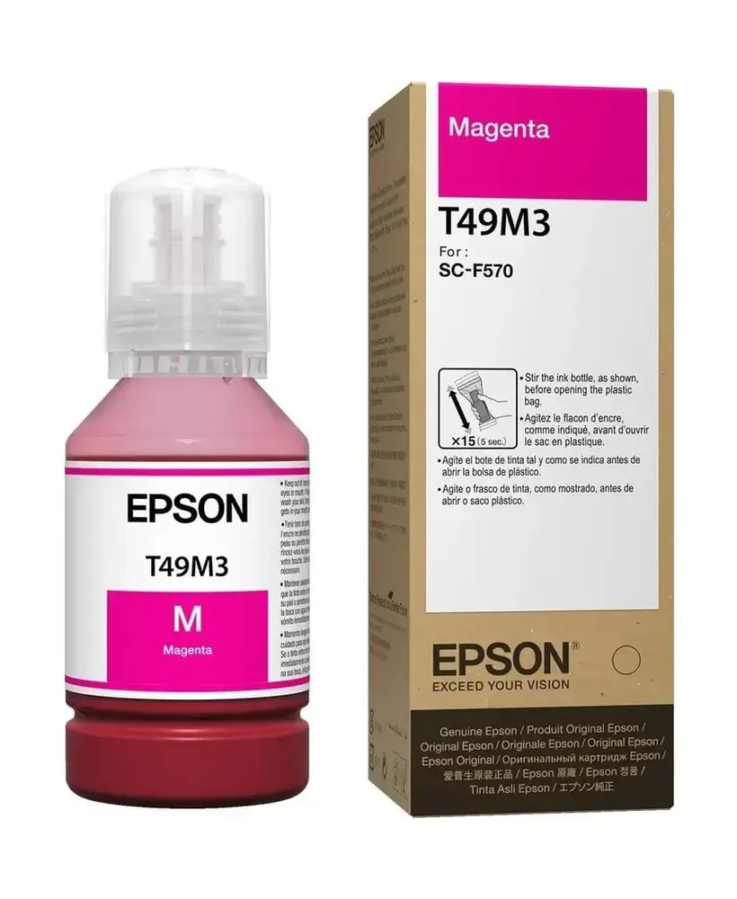 GARRAFA DE TINTA 49M MAGENTA T49M320 - UN - EPSON