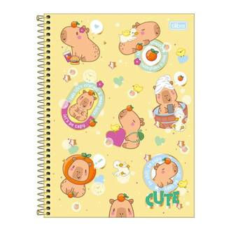 CADERNETA 1/8 CAPA DURA 80FLS - 394980 - CAPYCLUB - UN - TILIBRA