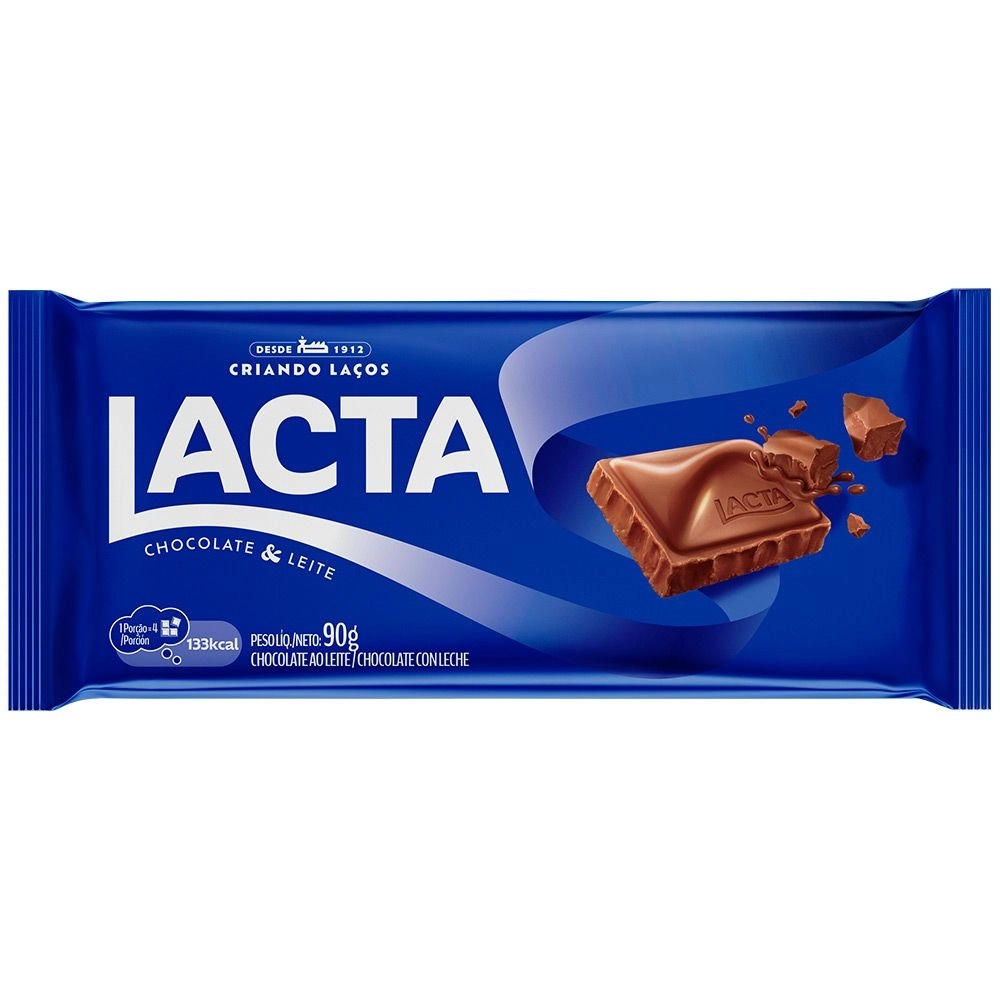 Chocolate Lacta ao Leite - 90g