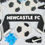 Thumbnail: Fondant Newcastle fc cake topper