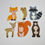Thumbnail: Edible woodland animals cake decorations 