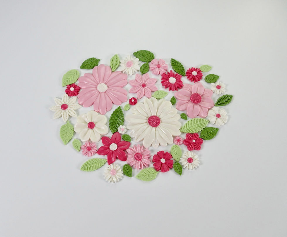 Fondant sugar flowers