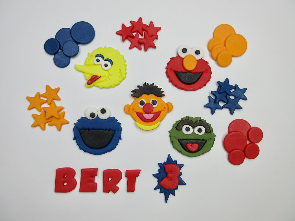 Sesame Street cake topper edible