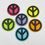 Thumbnail: Peace symbol cupcake toppers