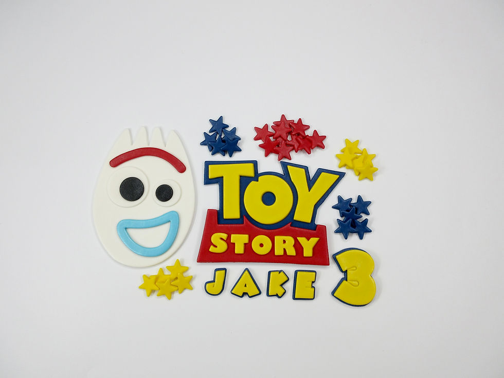 Personalised Forky Toy Story cake topper