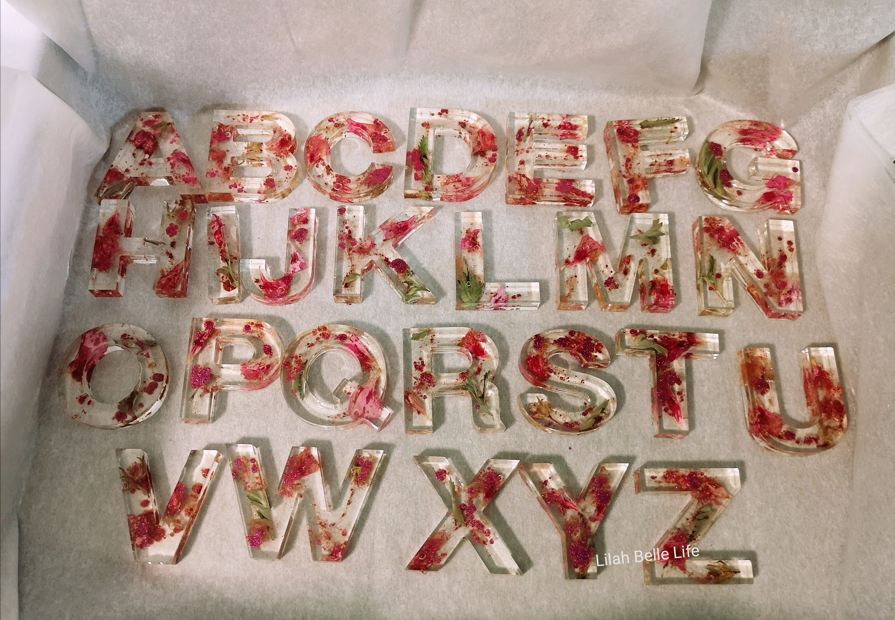 ABC Resin Letter Set