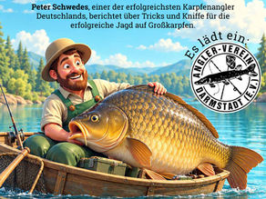 Einladung: Anglerstammtisch "Erfolgreich auf Großkarpfen" mit Peter Schwedes
