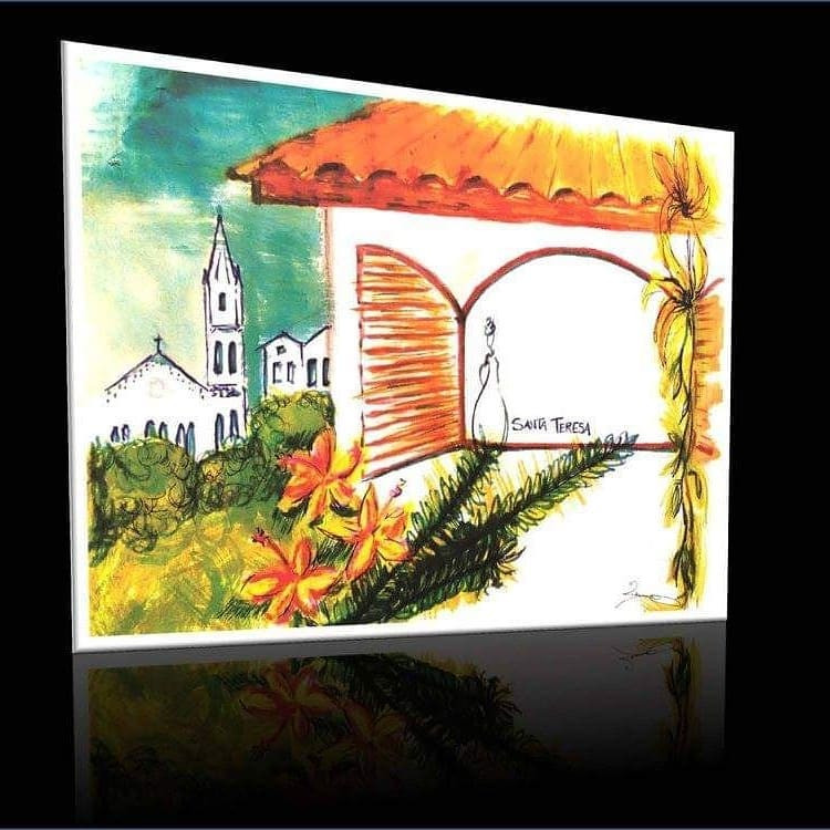 Brazilian postcard Santa Teresa