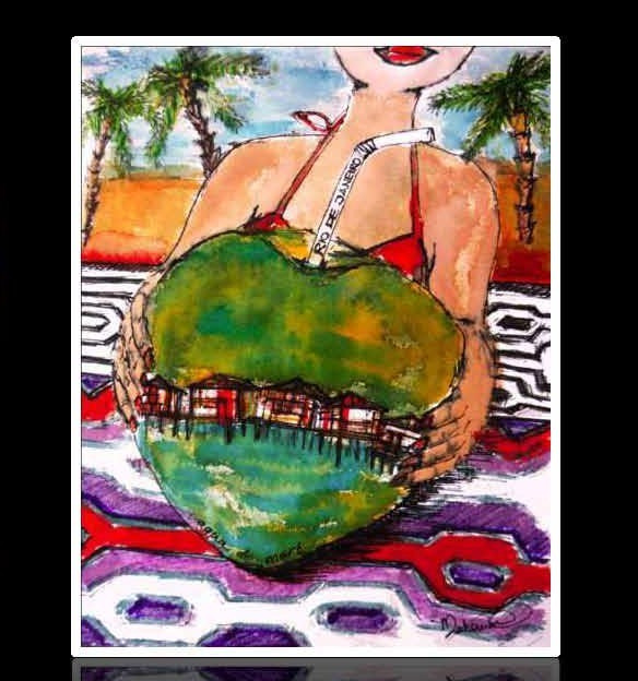 Brazilian postcard Coconut recipe