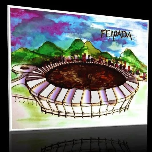 Brazilian postcard Feijoada recipe