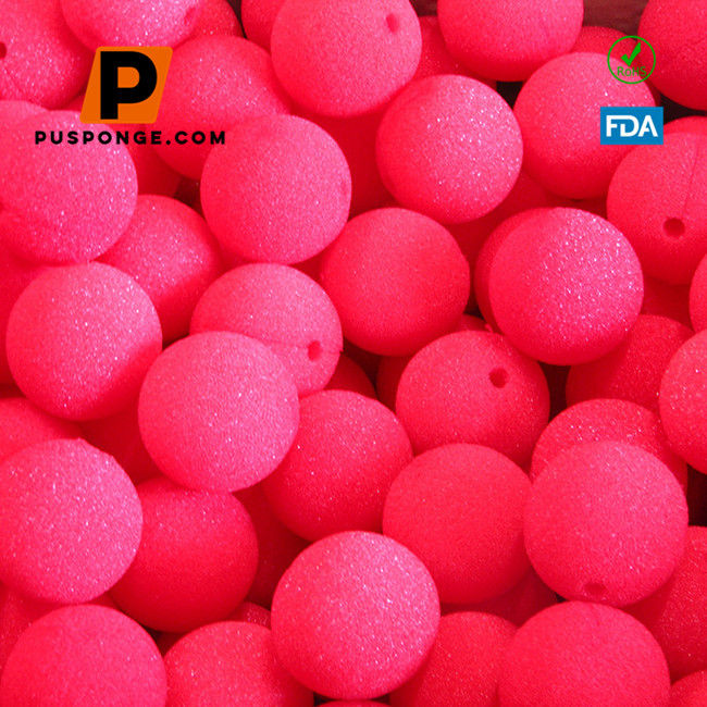 sponge foam red clown nose ball