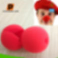 Thumbnail: clown nose sponge red for Halloween
