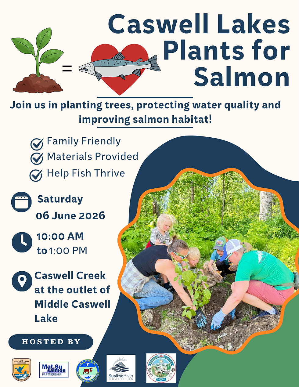 Caswell Lakes Plants for Salmon