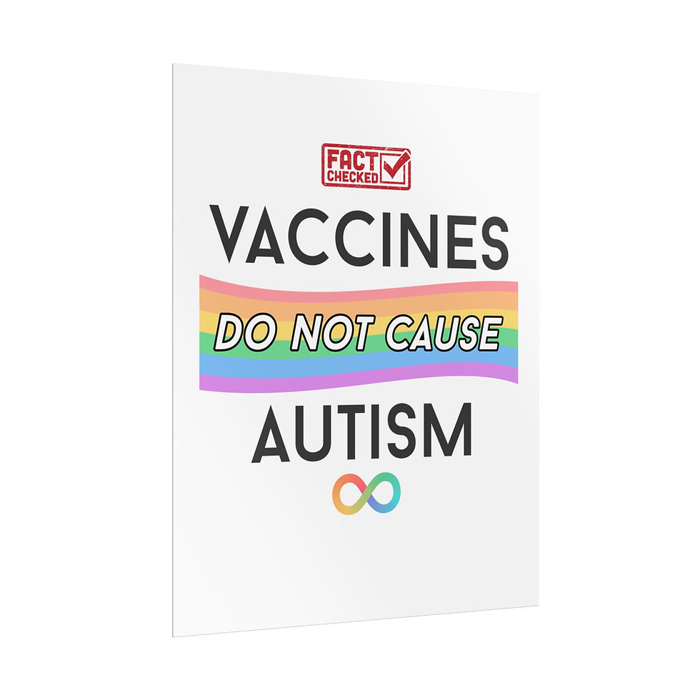 Thumbnail: Vaccines Do Not Cause Autism Professional Poster