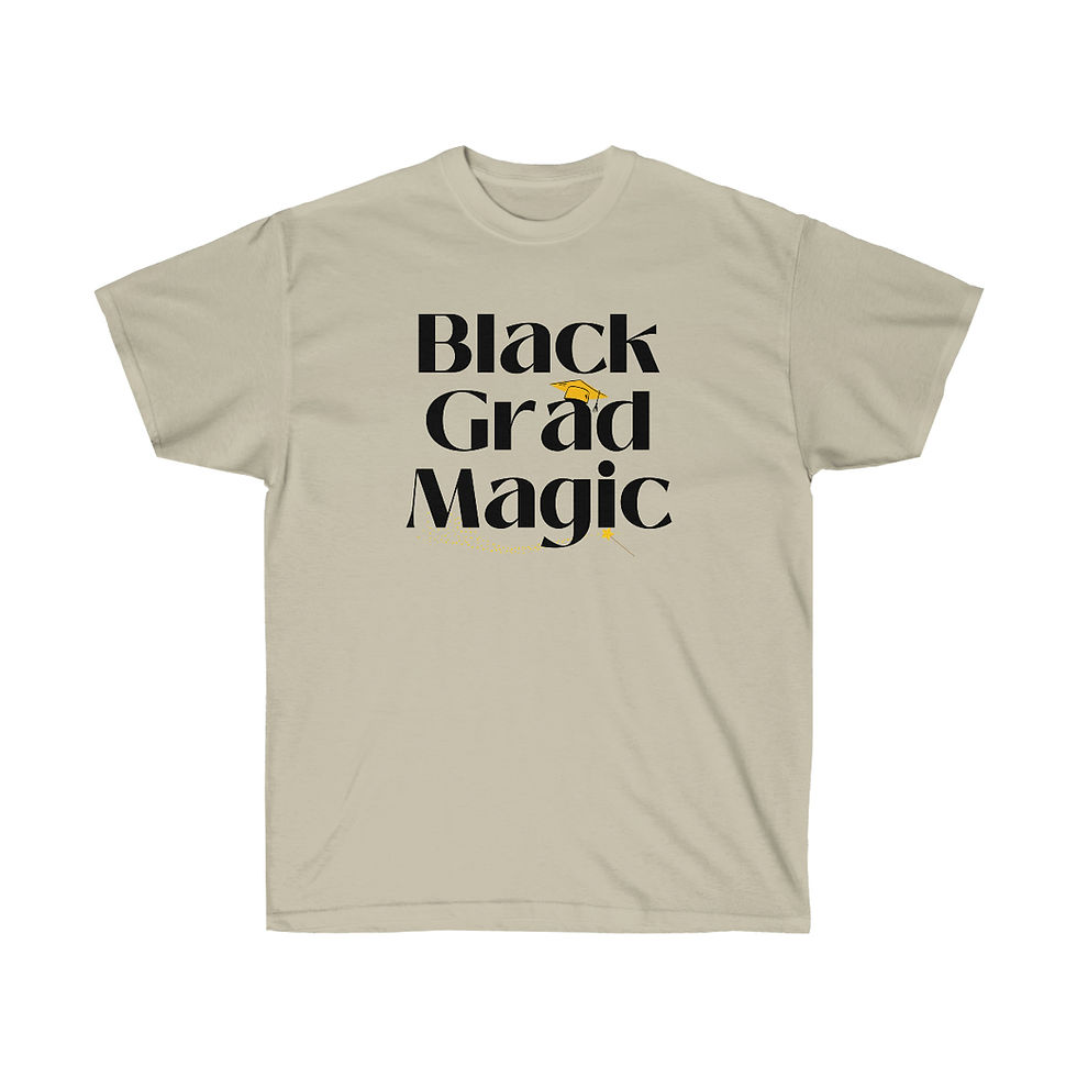 Thumbnail: Black Grad Magic Unisex Ultra Cotton Tee