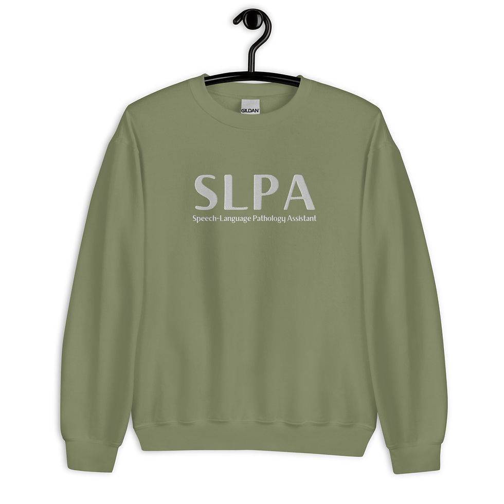 Thumbnail: Embroidered SLPA Unisex Sweatshirt