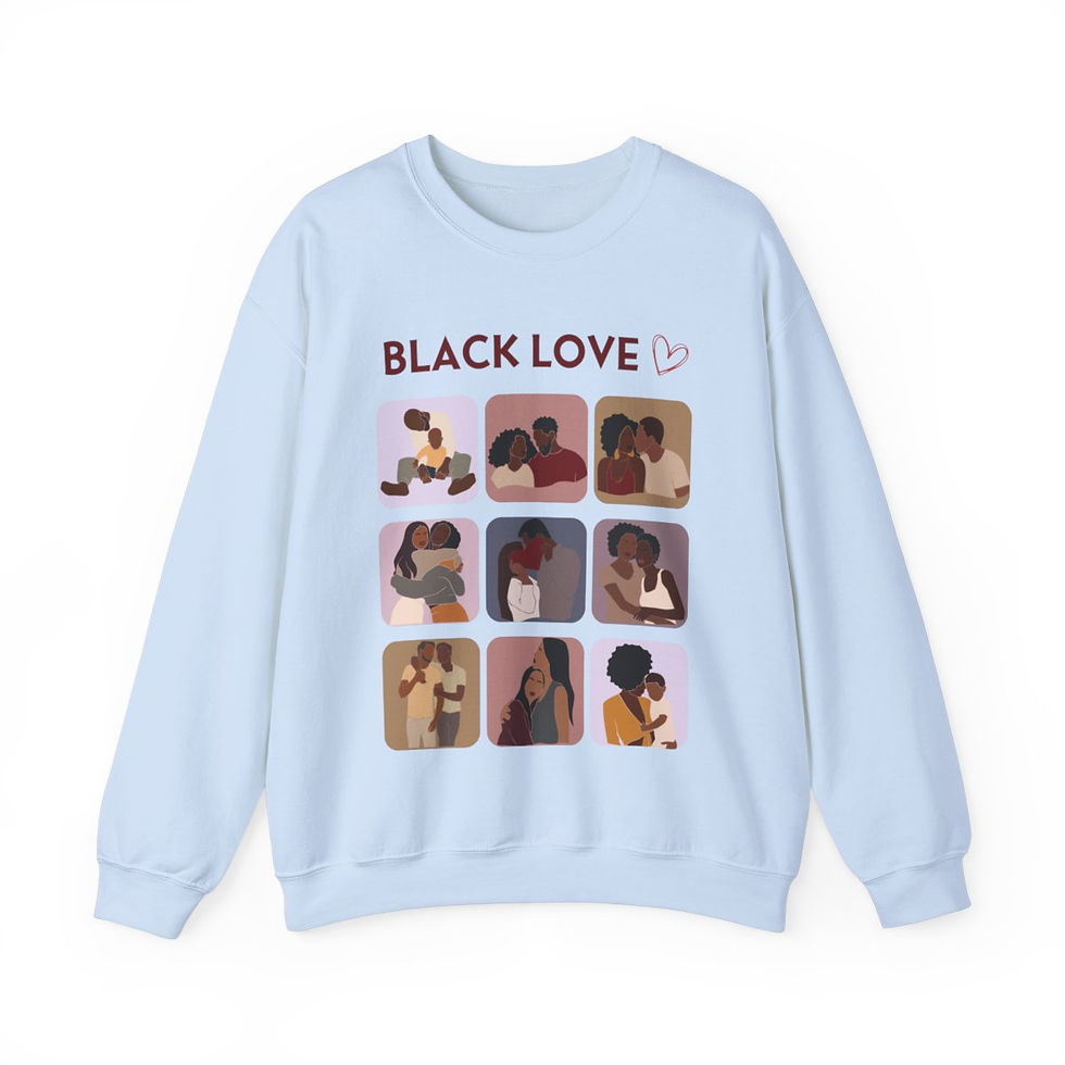 Thumbnail: Black Love Representation Unisex Heavy Blend™ Crewneck Sweatshirt